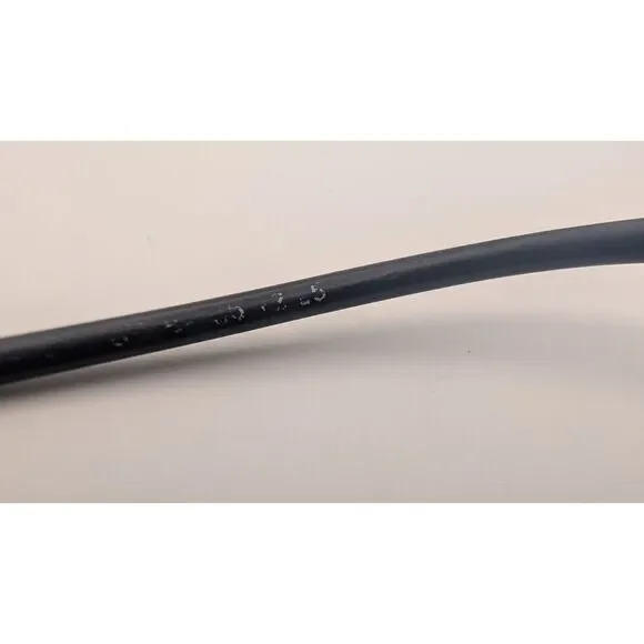 Black Reading Glasses +2.5 Rectangular Frame Plastic Lightweight Readers Unisex - Picture 4 of 4